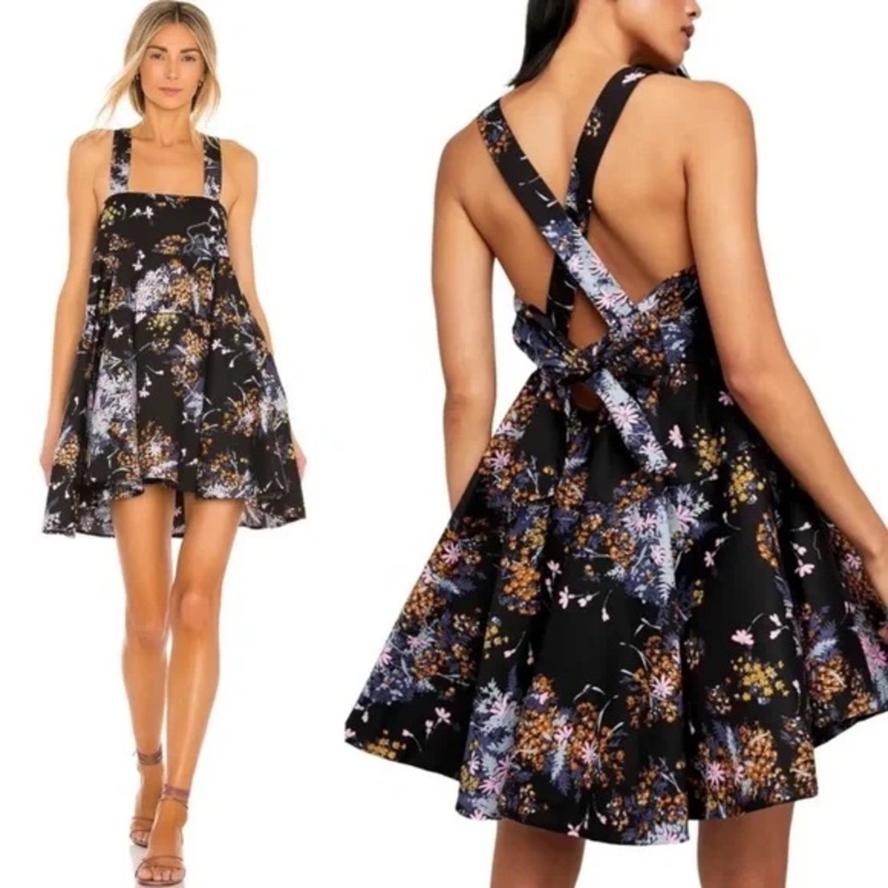 Free people let the sunshine in print dress